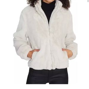 Sanctuary Faux Fur Winter Dress Coat NWT